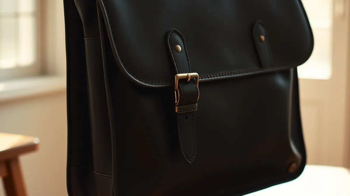 Les matériaux des besaces, notamment le cuir