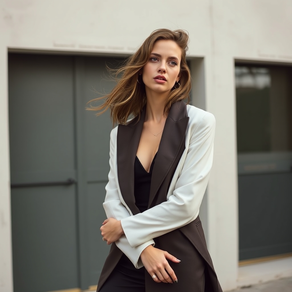 Besace en cuir français unisexe Juhan