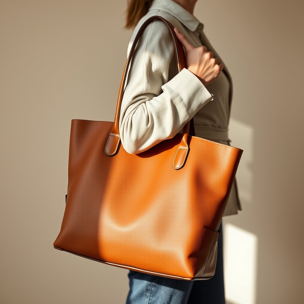 Cabas Jazou  | Sac à main cabas en cuir
