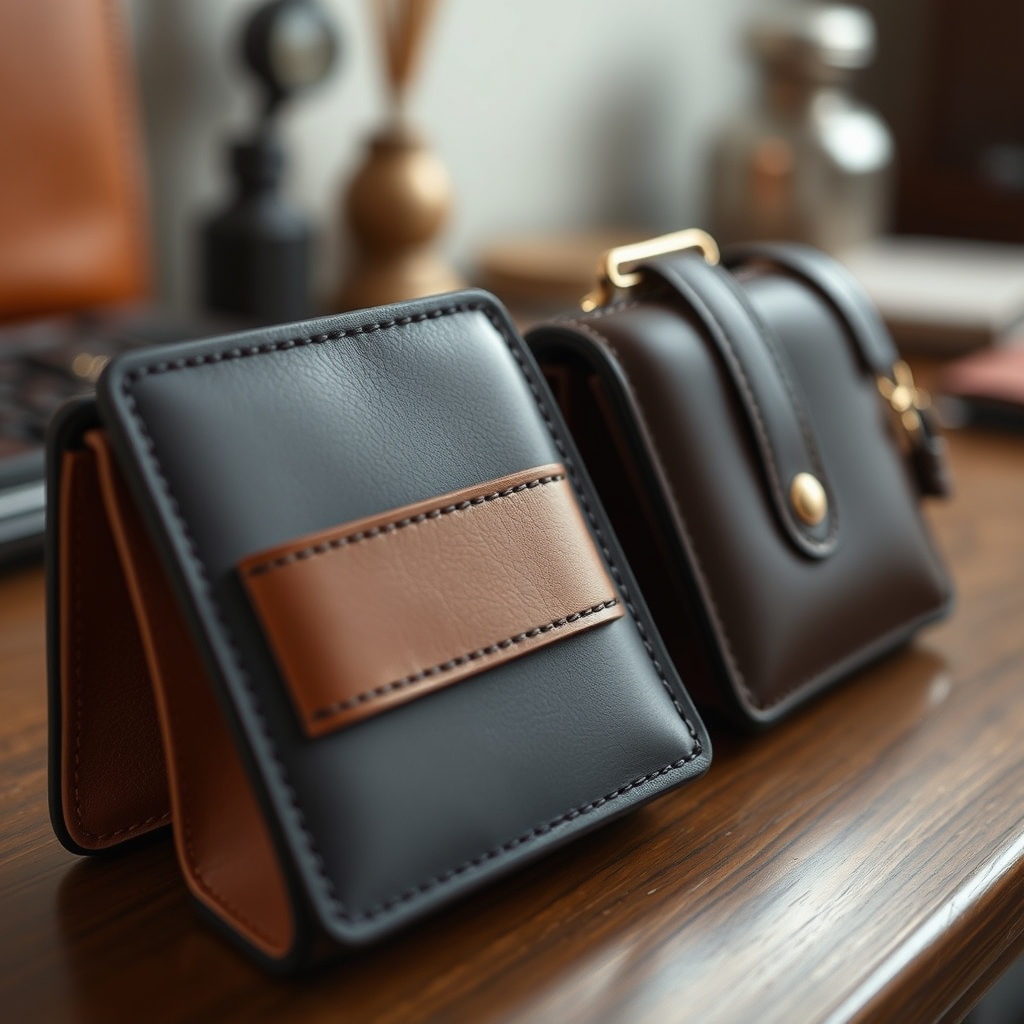 Porte-cartes en cuir · Comment faire des accessoires en cuir