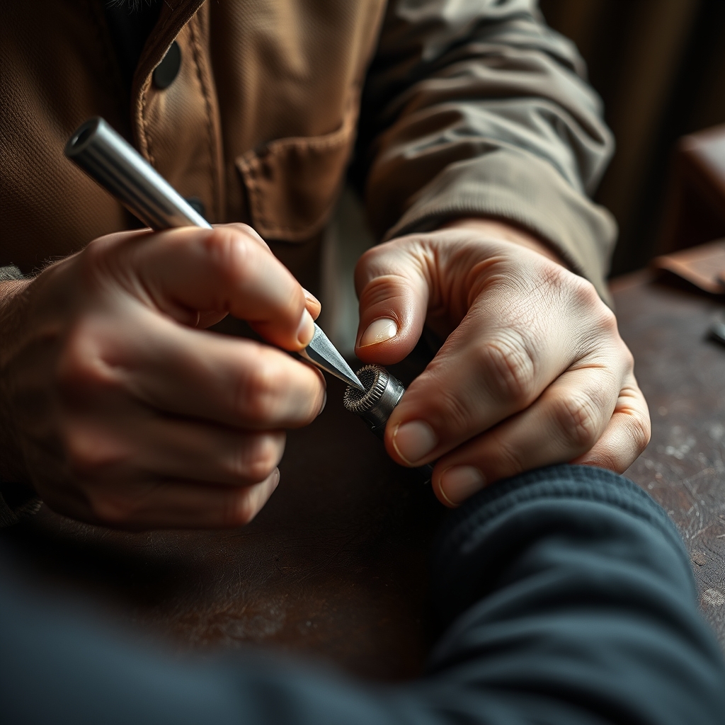 Préparation du cuir · Comment réparer un trou dans un cuir