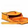 Mini-sac Musset sac en cuir français bien élevé orange