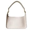 #Sac baguette NIRVANA en cuir grain naturel beige taupe