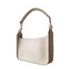 #Sac baguette NIRVANA en cuir grain naturel beige taupe