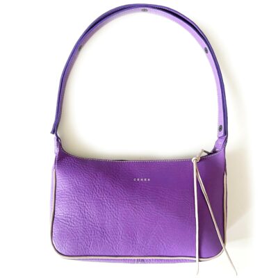 sac violet en cuir français bien élevé Muse